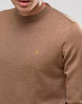 Thumbnail for your product : Farah Jumper In Merino Wool Slim Fit In Camel