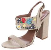 Thumbnail for your product : Tabitha Simmons Embellished Ankle Strap Sandals