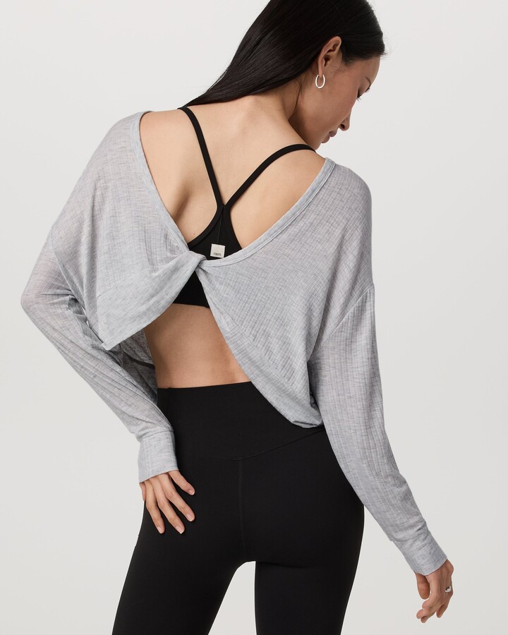 vuori Long Sleeve Twist Top