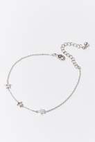 Thumbnail for your product : Forever 21 Triple Star Charm Anklet