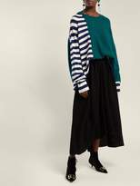Thumbnail for your product : Haider Ackermann Muscari Striped Sweater - Womens - Green