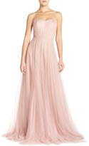 Thumbnail for your product : Women's Monique Lhuillier Bridesmaids Strapless Tulle Gown