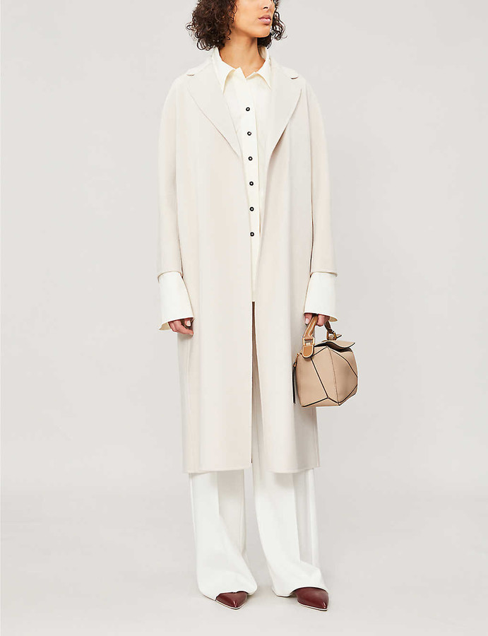 Winter White Wool Coat | Shop the world's largest collection of fashion |  ShopStyle