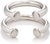 Thumbnail for your product : Jennifer Fisher Women's Pipe Ring Set - Silver