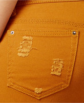 Thumbnail for your product : Dollhouse Juniors' Ripped Colored Wash Skinny Jeans