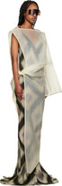 Thumbnail for your product : Rick Owens Beige Edfu Leather Maxi Dress