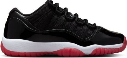 Kids' Air Jordan 11 Retro Low Sneakers Big 4 Regular Black/Varsity Red/White