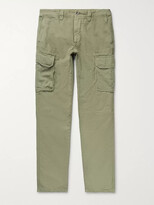 Thumbnail for your product : Incotex Slim-Fit Cotton and Linen-Blend Cargo Trousers