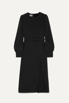 Thumbnail for your product : Co Belted Crepe Midi Dress