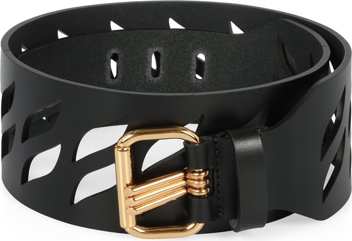 Etro Perforated Buckle Belt