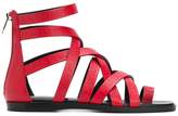 Balmain crossover strappy sandals 
