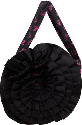 Chopova Lowena Fleece Shoulder Bag in Black - ShopStyle