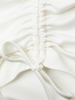 Thumbnail for your product : Parker Black Ivy Ruched Satin Dress