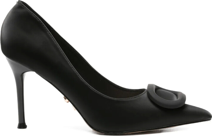 TWENTY FOURHAITCH Buckle-Detail Pointed Pumps