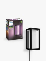 Thumbnail for your product : Philips Hue White and Colour Ambiance Impress LED Smart Plug In Outdoor Wall Light Extension, Black