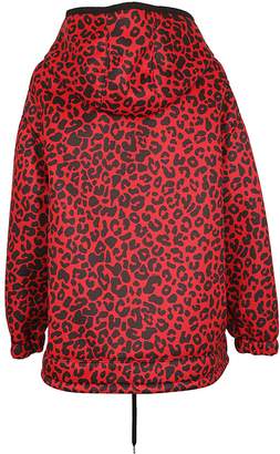 N°21 N.21 Leopard Print Hooded Jacket