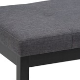 Thumbnail for your product : Simpli Home Lacey Contemporary Rectangle Tufted Ottoman Bench