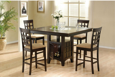 Wildon Home Cappuccino And Tan 5-Piece Dining Set