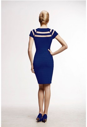Catherine Bodycon Dress With Cut-Out Detail In Royal Blue