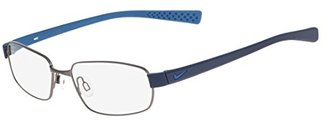 Nike 8161 Eyeglasses 075 Brushed Gunmetal/Brigade Blue