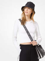 Thumbnail for your product : Michael Kors Ribbed Stretch-Viscose Sweater