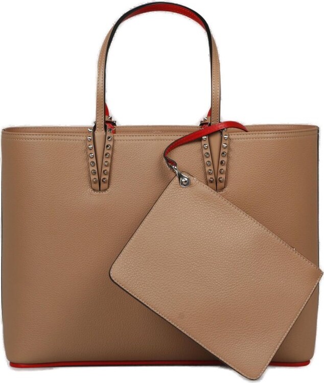 Christian Louboutin Cabata Tote In Powder Leather