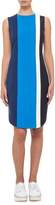 Thumbnail for your product : Akris Punto Striped Sleeveless Sheath Dress, Blue Pattern