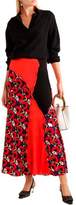 Thumbnail for your product : Marni Paneled Printed Jersey Maxi Skirt