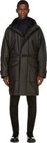 Thumbnail for your product : Christopher Kane Black Layered Hooded Parka