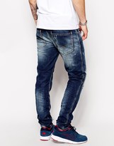 Thumbnail for your product : Replay Jeans Anbass Slim Fit Mid Rip Repair Wash
