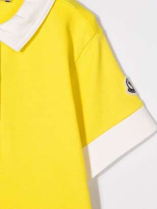 Moncler Enfant Colour Block Polo Shirt