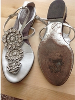 Thumbnail for your product : Azzaro Grey Leather Sandals