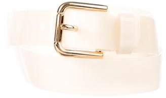 Dolce & Gabbana PVC Buckle Belt