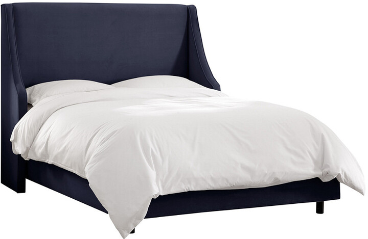 Skyline Furniture Swoop Arm Wingback Bed