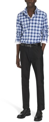 Tom Ford Faded check western shirt
