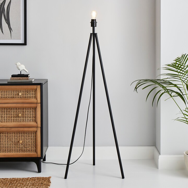 Dunelm Santos Tripod Floor Lamp Base Black ShopStyle