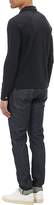 Thumbnail for your product : Zanone Men's Slub Cotton Polo Shirt - Black