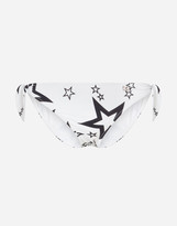 Thumbnail for your product : Dolce & Gabbana Millennials Star Print Bikini Bottoms With Bows