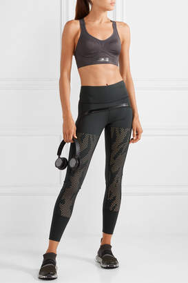 adidas by Stella McCartney Training Believe This Perforated Climalite Leggings - Black