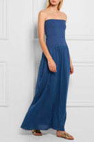Thumbnail for your product : Eres Zephyr Ankara Cotton-jersey Maxi Dress - Storm blue