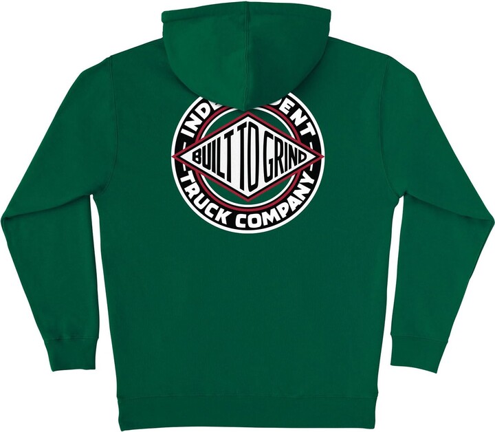 Independent Truck Company BTG Summit P/O Hooded Heavyweight Sweatshirt Dk Green Med Mens