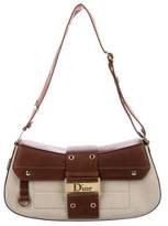 Thumbnail for your product : Christian Dior Leather-Trimmed Street Chic Shoulder Bag