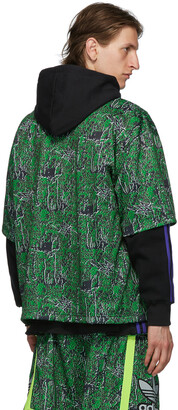 Sankuanz Reversible Black & Green adidas Originals Edition Shirt Hoodie