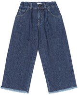 Thumbnail for your product : BRUNELLO CUCINELLI KIDS Wide-leg jeans