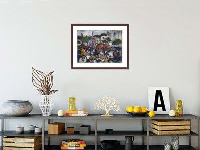 1000Museums The Fourteenth of July (Le quatorze juillet) by Pablo Picasso -Framed Giclee Print