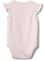 Thumbnail for your product : Gap Organic milk and cookies flutter bodysuit