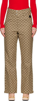 Thumbnail for your product : Gucci Brown GG Trousers