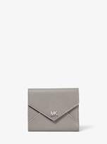 Thumbnail for your product : MICHAEL Michael Kors Medium Two-Tone Pebbled Leather Envelope Wallet