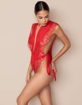 Thumbnail for your product : Agent Provocateur UK Willa Red Teddy