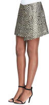 Thumbnail for your product : Suno Golden Swirl Asymmetric Wrap Skirt